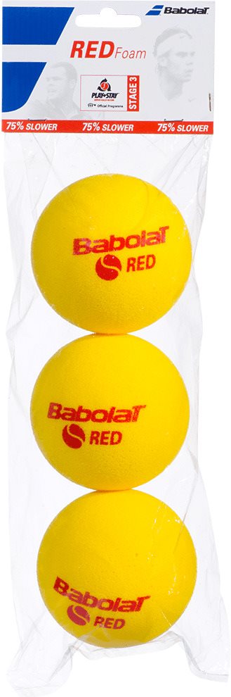 BABOLAT RED FOAM X 3 Tenisová loptička