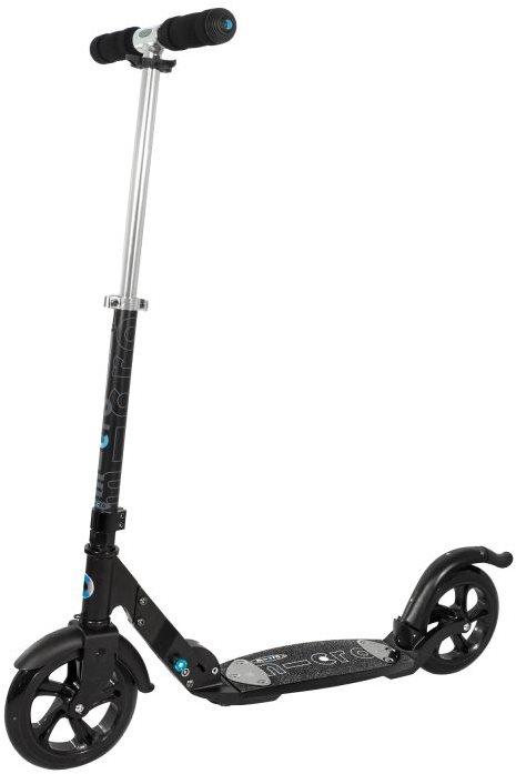 Micro Flex Black Matte 200 mm PU Skladacia kolobežka