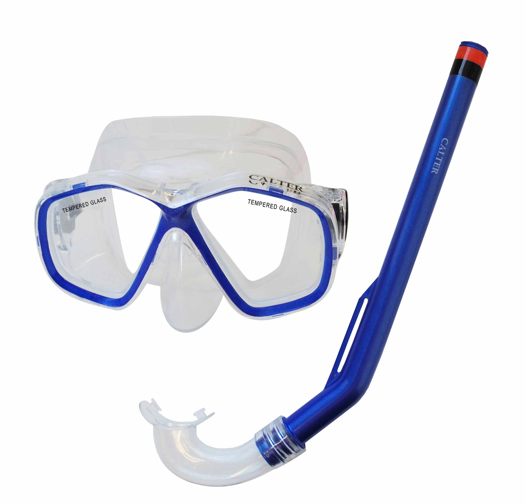 Calter - Potápačská sada Kids S06+M278 PVC, modrá Potápačská sada