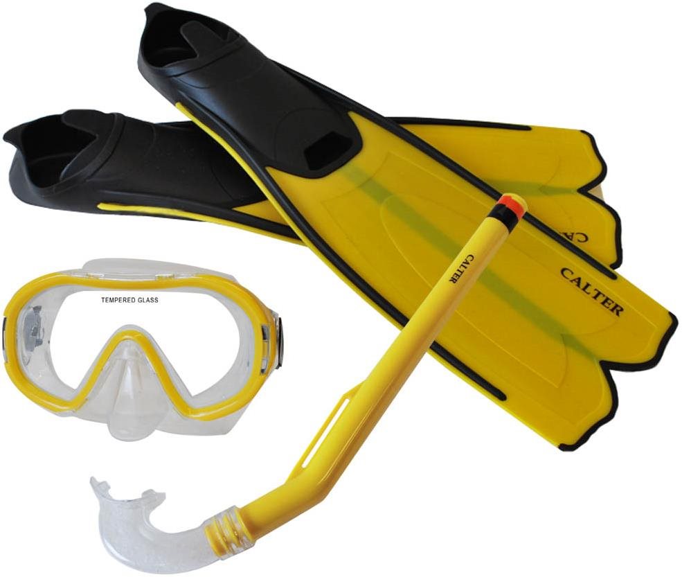 Calter Kids S06 + M168 + F41 PVC, žltá Potápačská sada