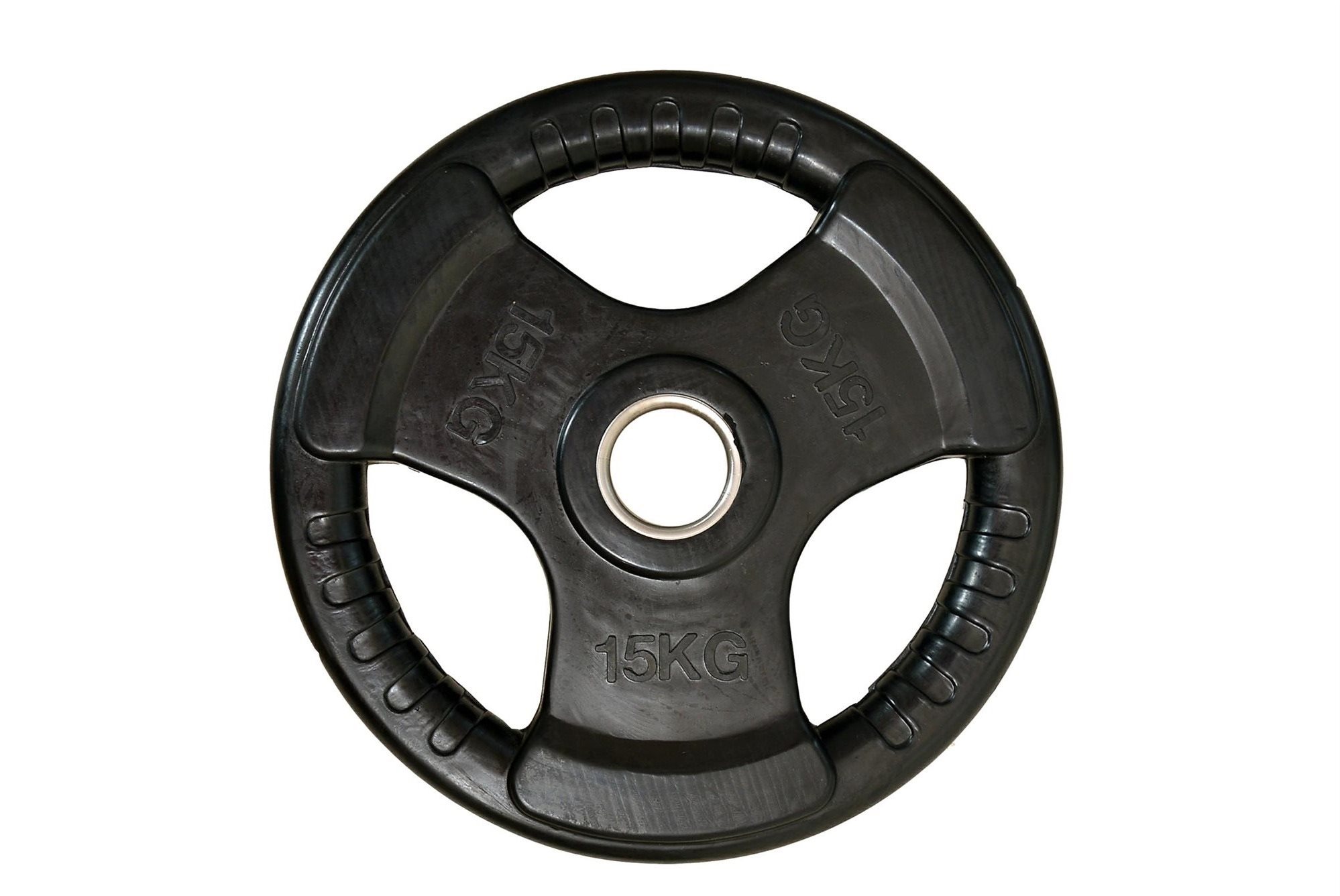 FitnessLine Kotouč olympijský pogumovaný 50 mm - 15 kg Závaží na...