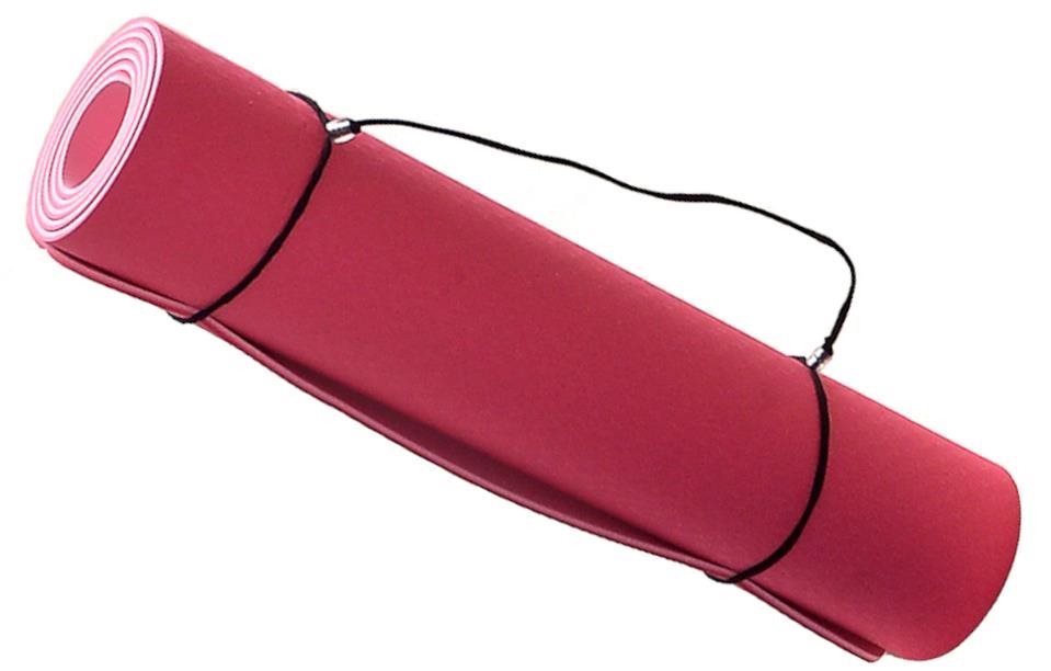 FitnessLine Podložka na jógu, světle / tmavě růžová Jogamatka