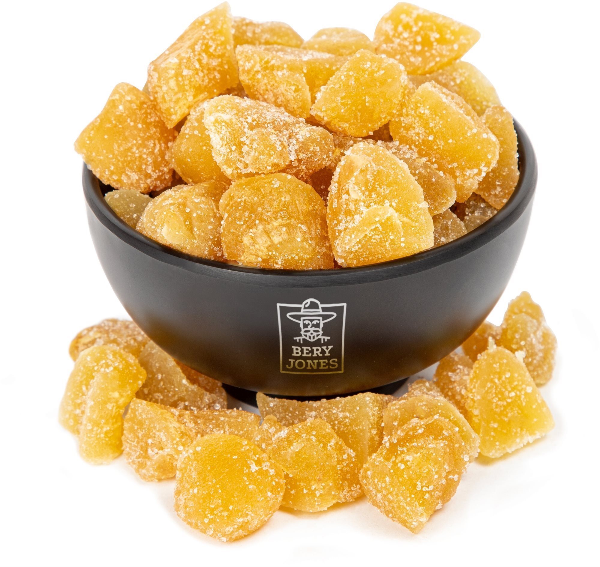 Bery Jones Zázvor kúsky 12 až 20 mm, 1 kg Sušené ovocie