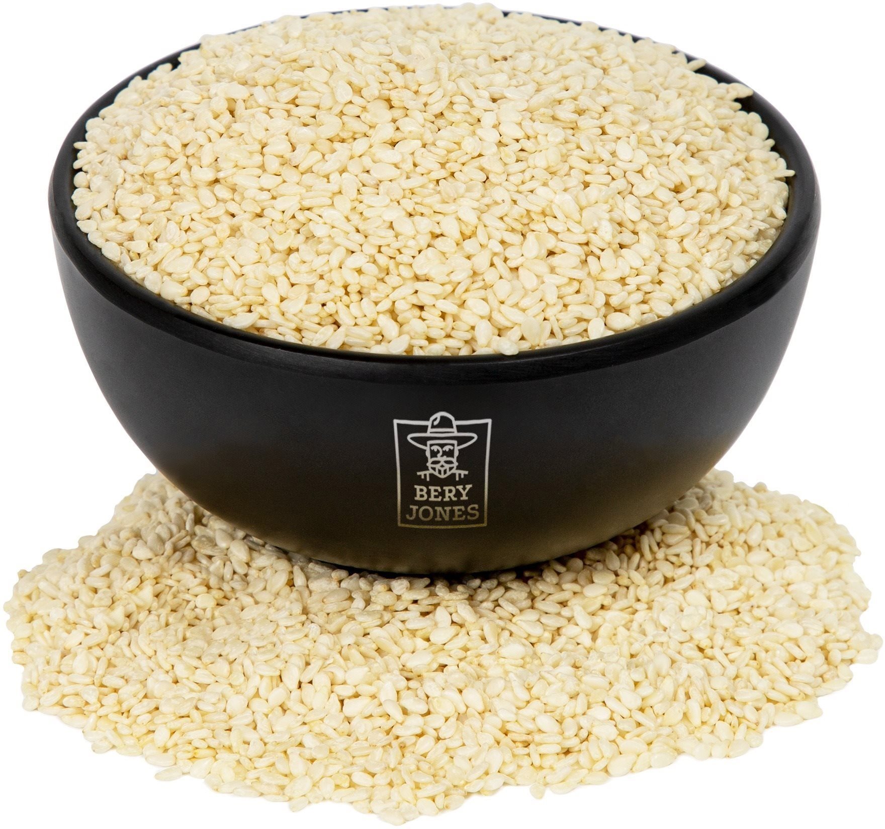 Bery Jones Geschälter Sesam 1kg Samen