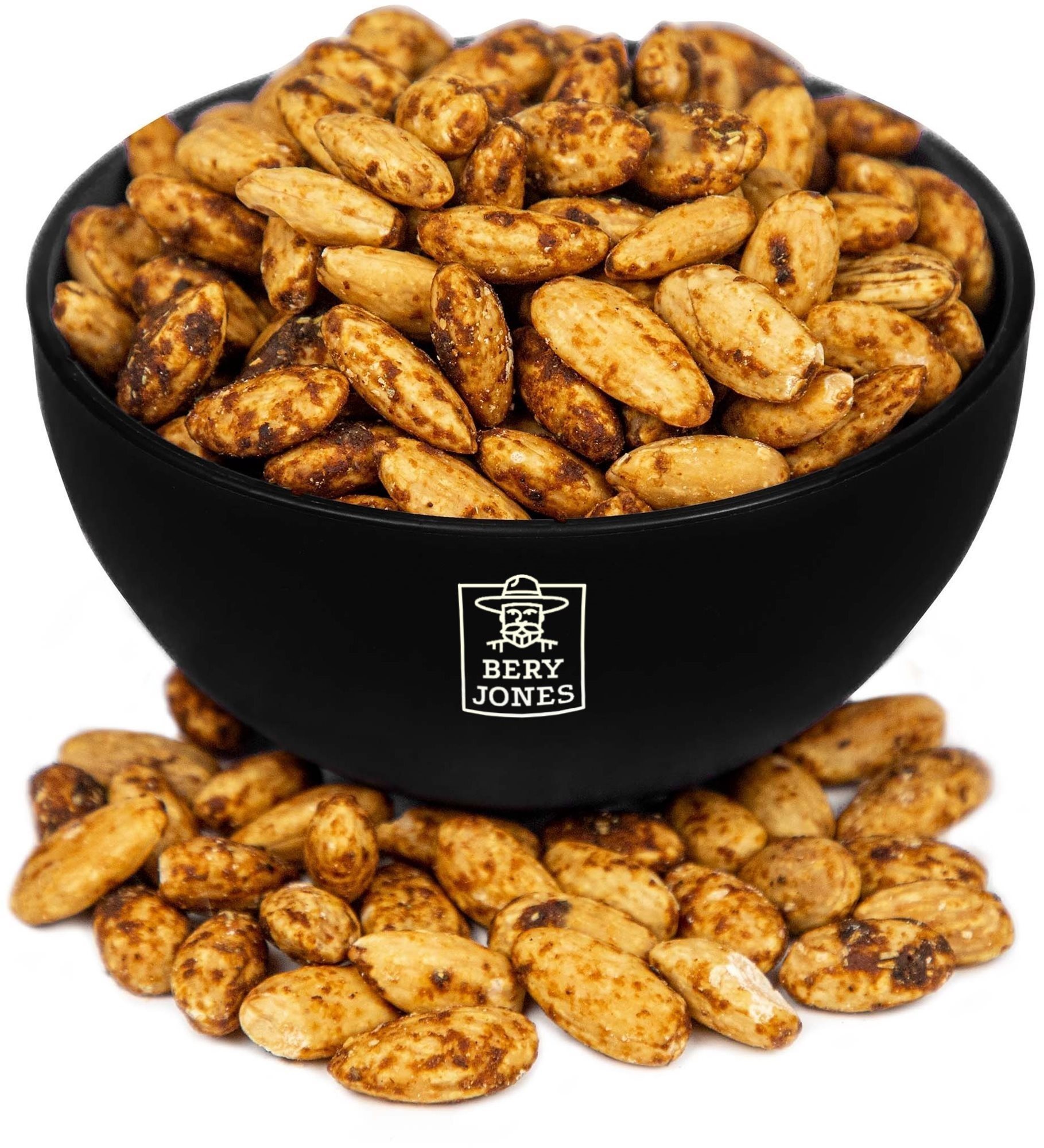 Bery Jones Mandle pražené – rozmarín, chilli a cesnak 500 g Orechy