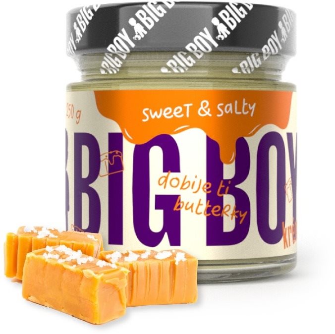 BIG BOY SWEET & SALTY krém 250 g Orechový krém