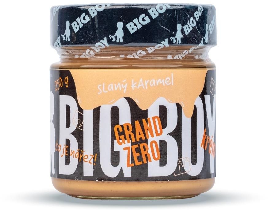 BIG BOY® Grand Zero slaný karamel 250 g Orechový krém