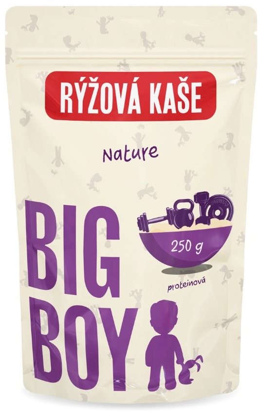 BIG BOY Rýžová proteinová kaše Nature 250g Rýžová kaše
