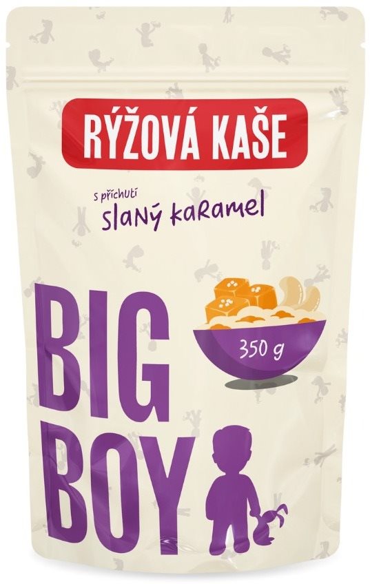 BIG BOY Rýžová kaše Sweet and Salty s příchutí slaného karamelu...