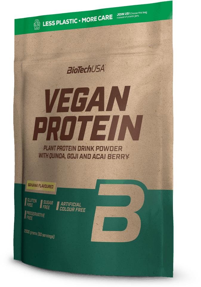 BioTech Vegan Protein 2000 g, banana Proteín