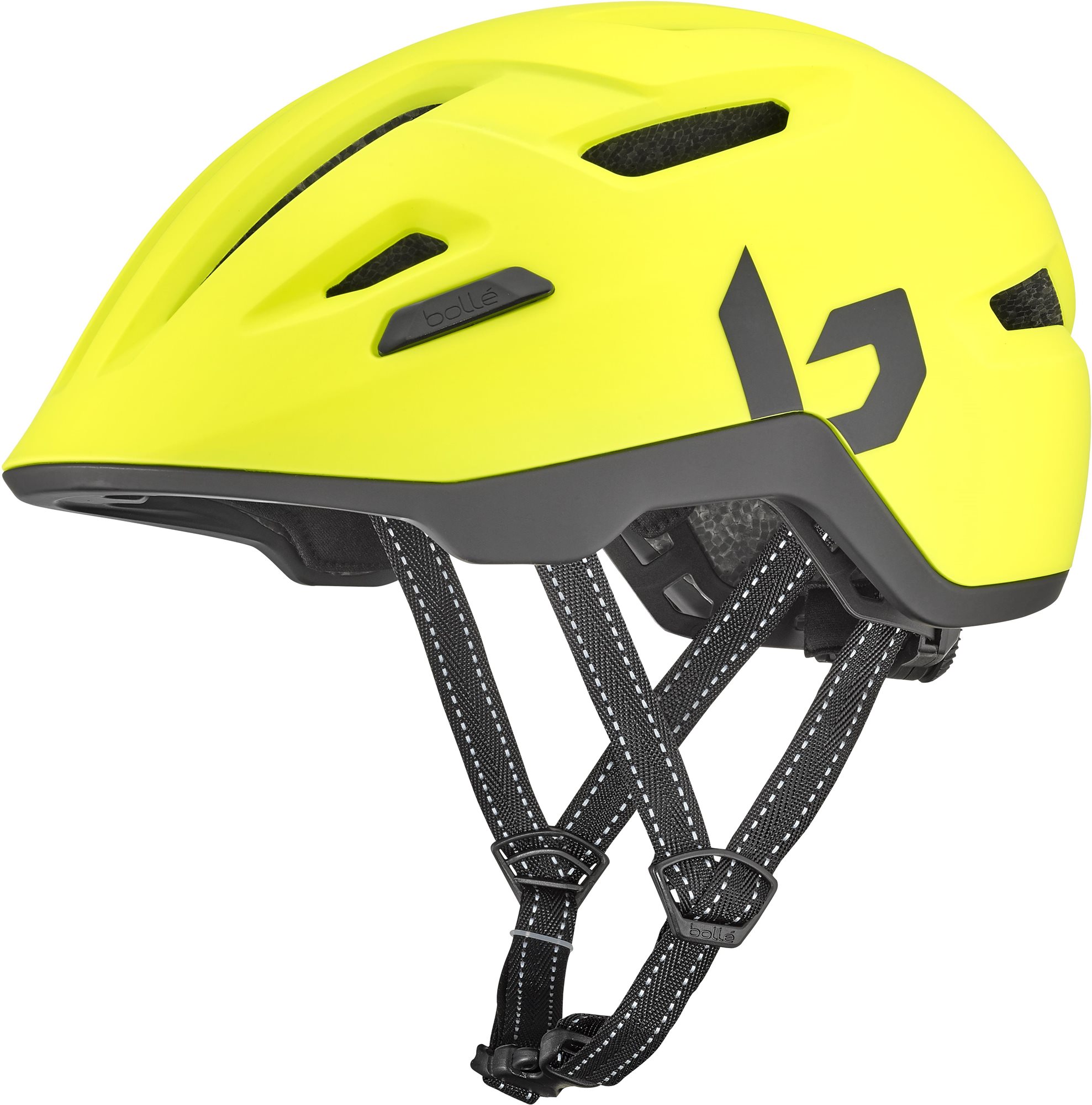 BOLLÉ – STANCE Hi Vis Yellow Matte L 59 – 62 cm Prilba na bicykel