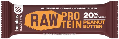 Bombus Raw Protein Peanut butter 50 g Raw tyčinka
