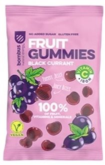 Bombus Fruit Energy Black currant gummies 35 g Doplnok stravy