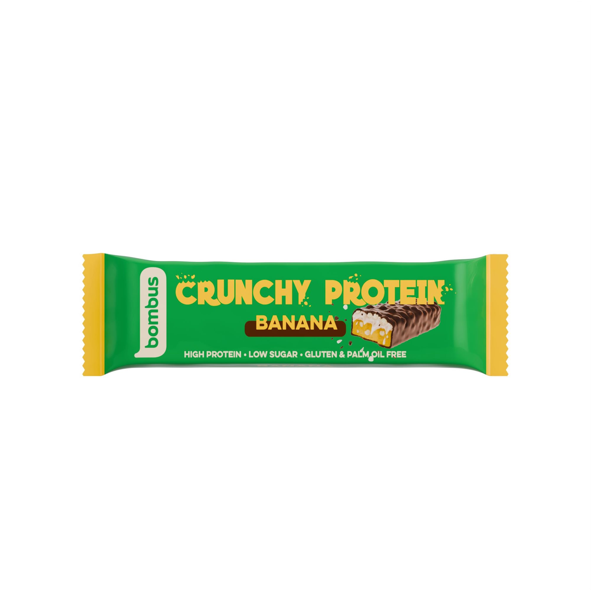 Bombus Crunchy Banana 50 g Proteínová tyčinka