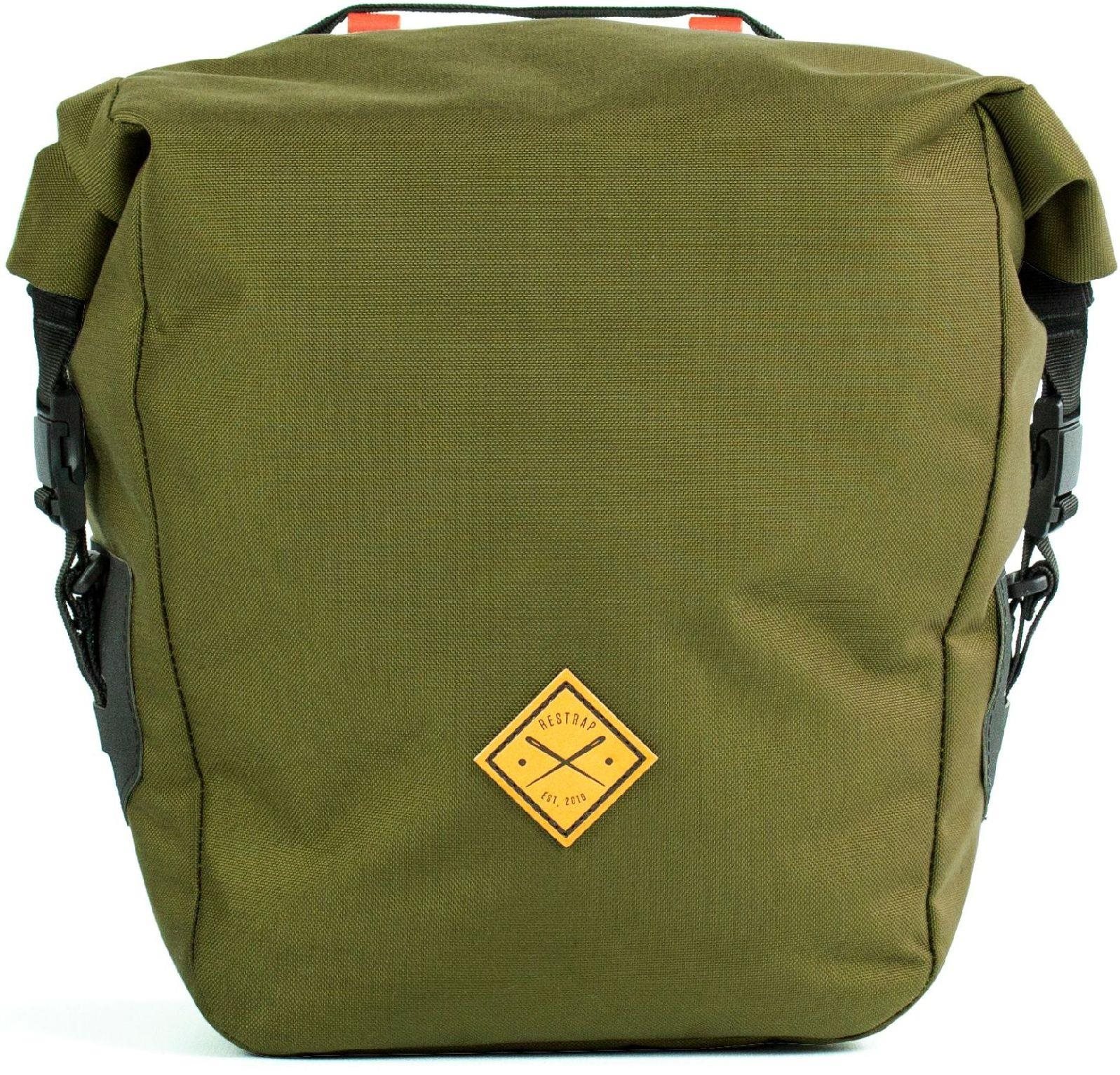 Restrap Cyklistická brašna Panniers 13 l - olive Brašna na kolo