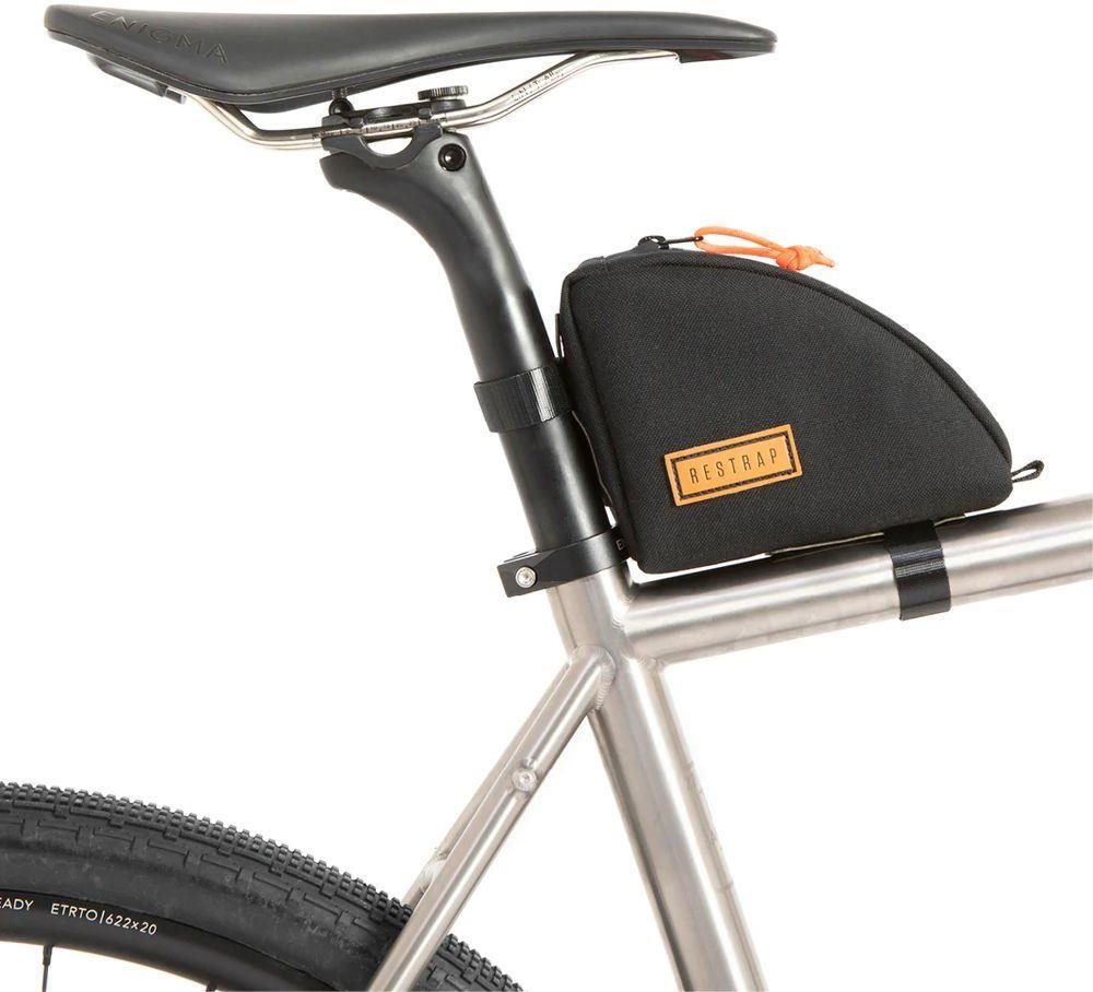 Restrap Taška na rám Rear Top Tube Bag – black Taška na bicykel