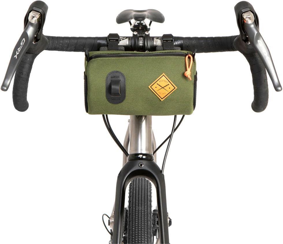 Restrap Taška na riadidlá Canister Bag – olive Taška na bicykel