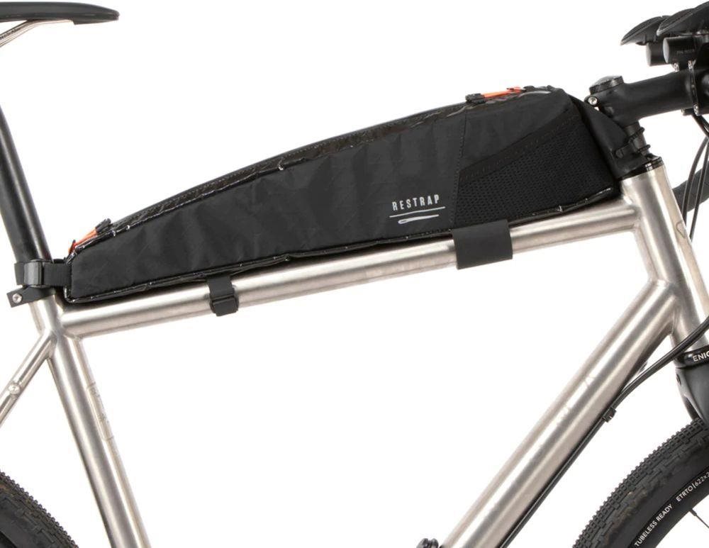Restrap Taška na rám Race Top Tube Bag Long – black Taška na bicykel