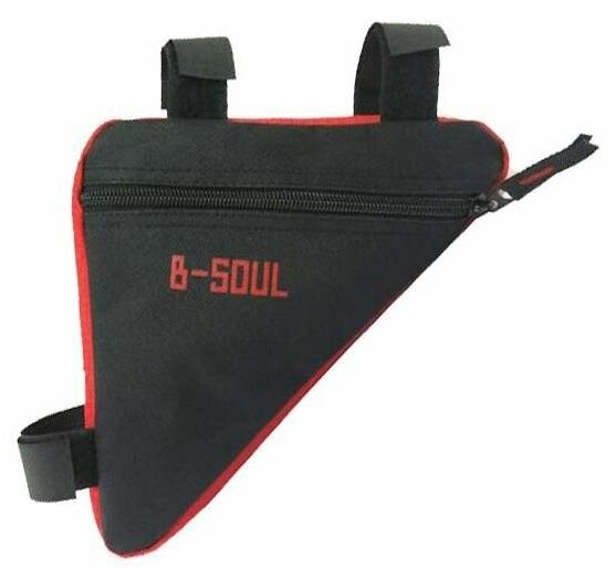 B-Soul Triangle 1.0 brašna do rámu multipack 2 ks černá-červená...
