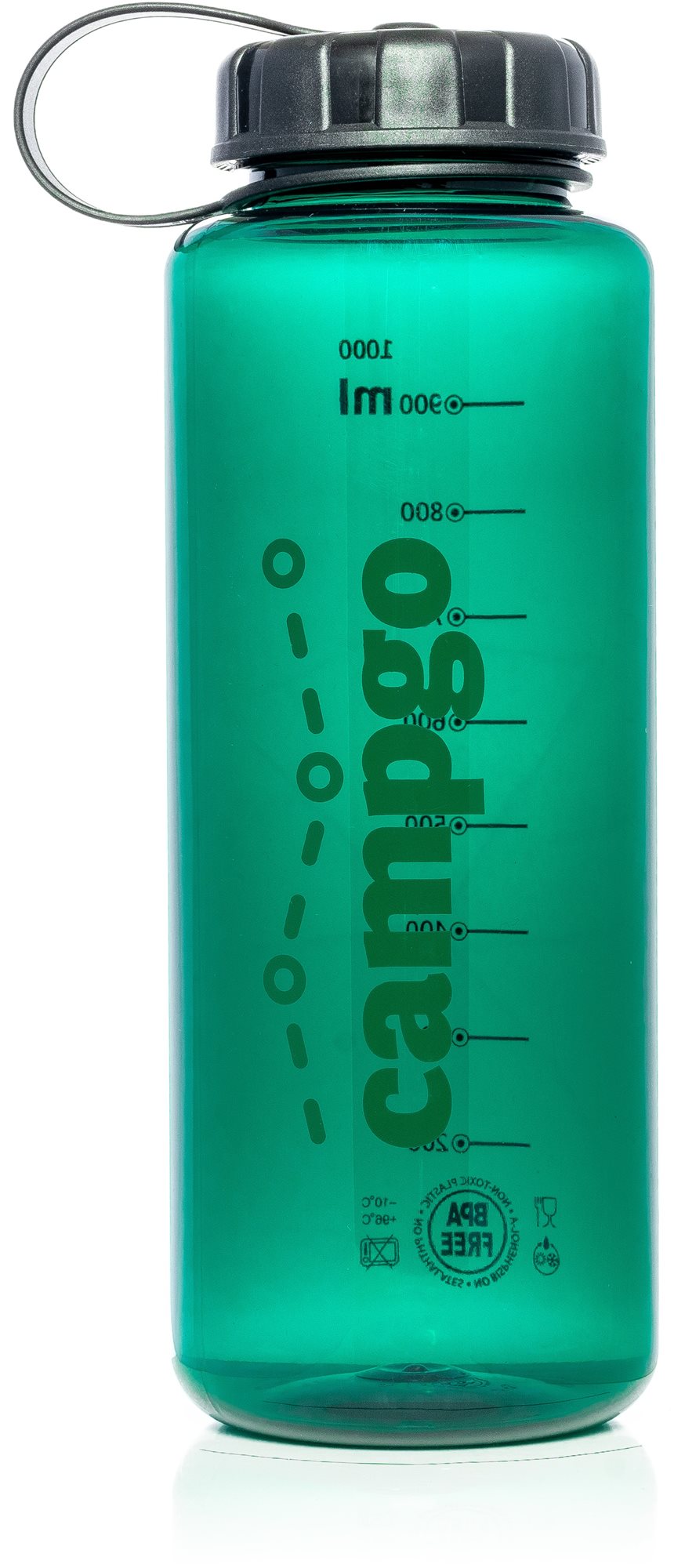 Campgo Wide Mouth 1000 ml green Fľaša na vodu