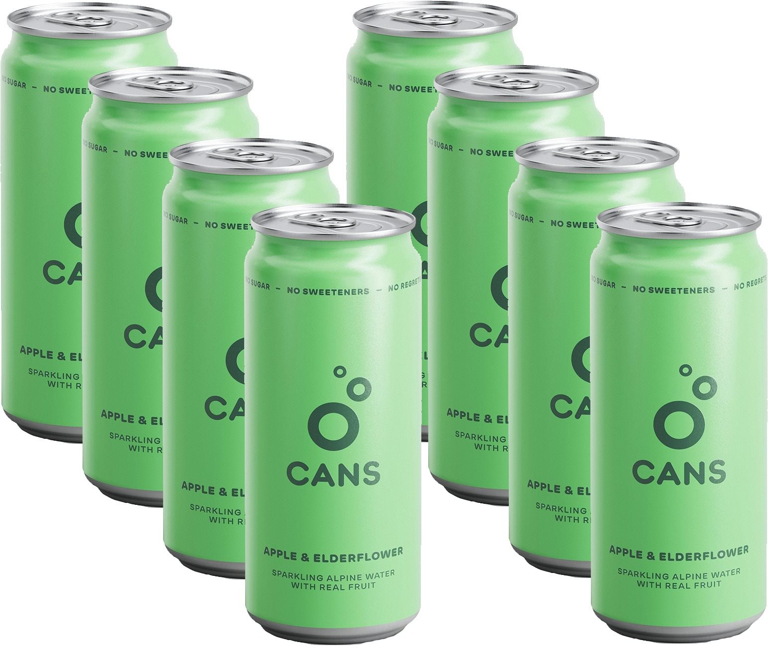 CANS s příchutí jablka a bezinky, 8 x 330 ml Sportovní nápoj