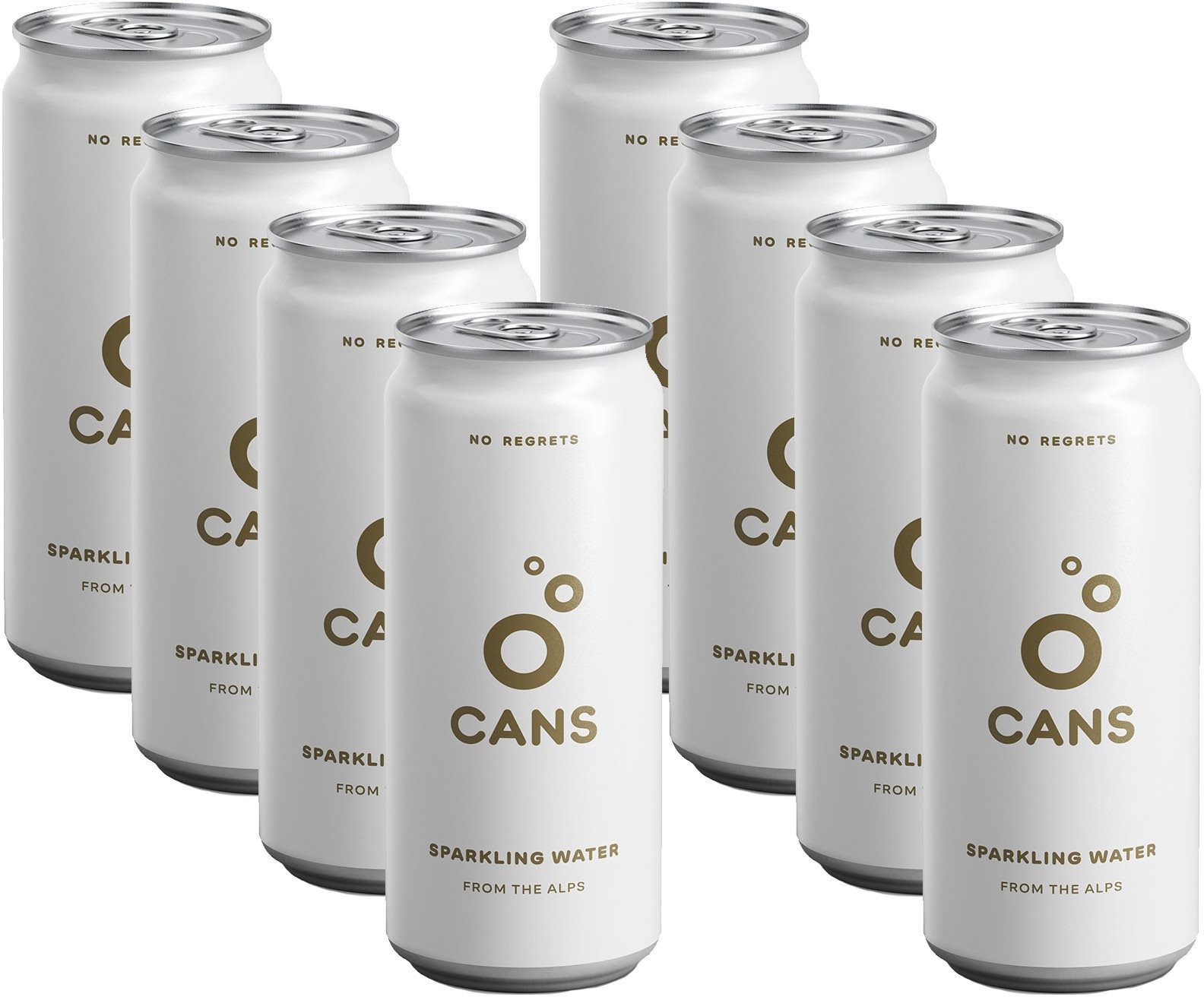 CANS jemně perlivá alpská voda, 8 x 330 ml Sportovní nápoj