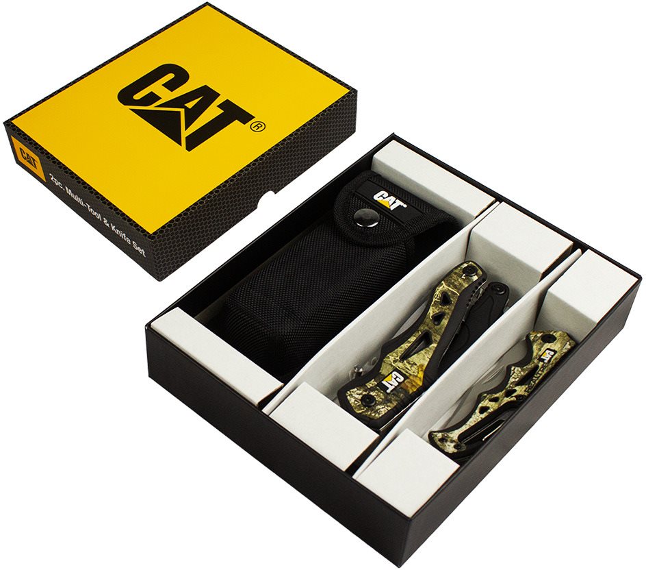 Caterpillar Dárková multifunkční sada, nůž a multitool CT240358...
