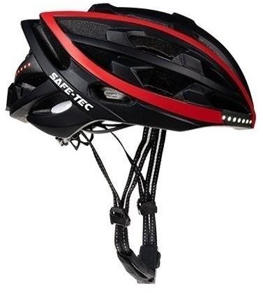 Varnet Safe-Tec TYR Black Red S (53 cm – 55 cm) Prilba na bicykel