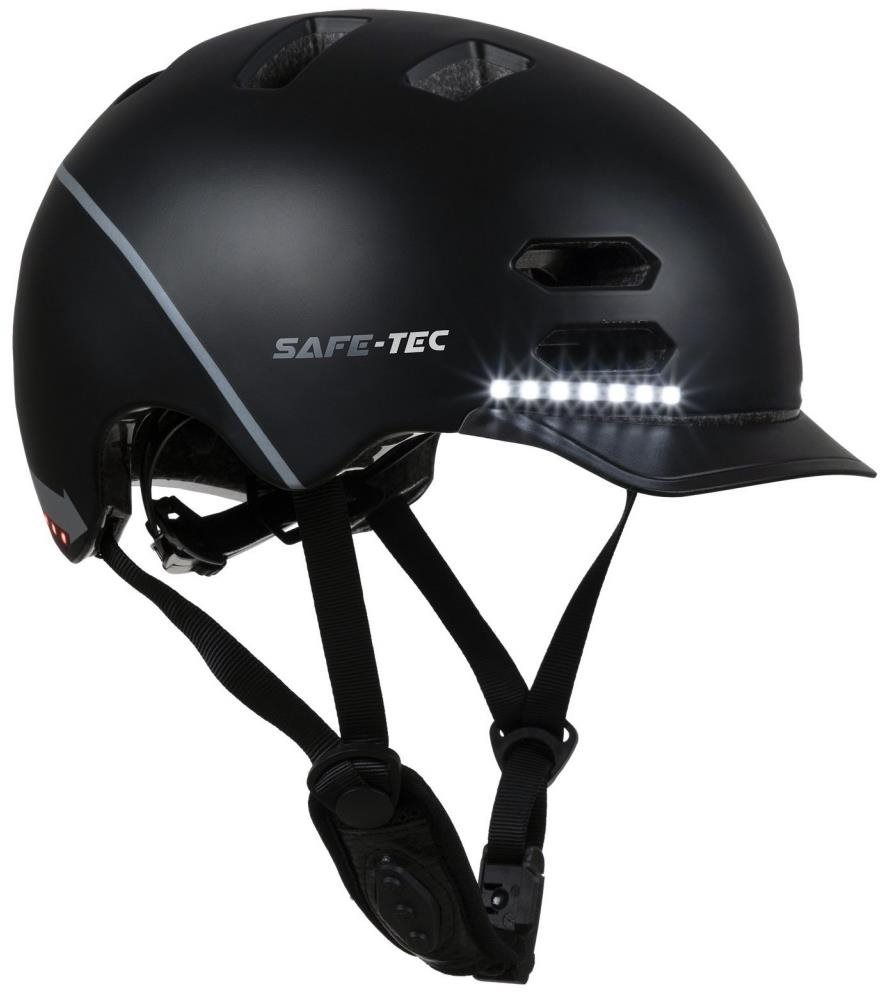 Varnet Safe-Tec SK8 Black S (53 cm – 55 cm) Prilba na bicykel