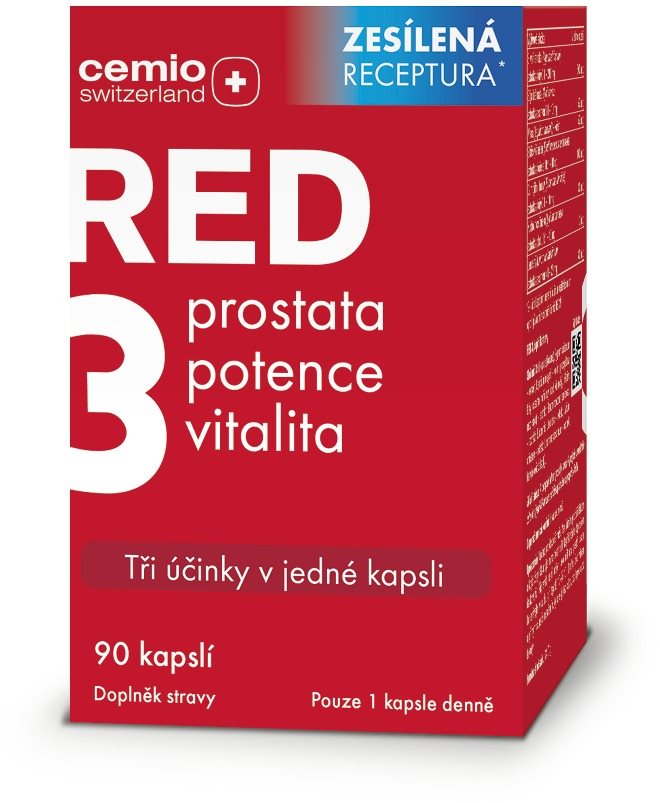 Cemio RED3, 90 kapsúl Nový Doplnok stravy