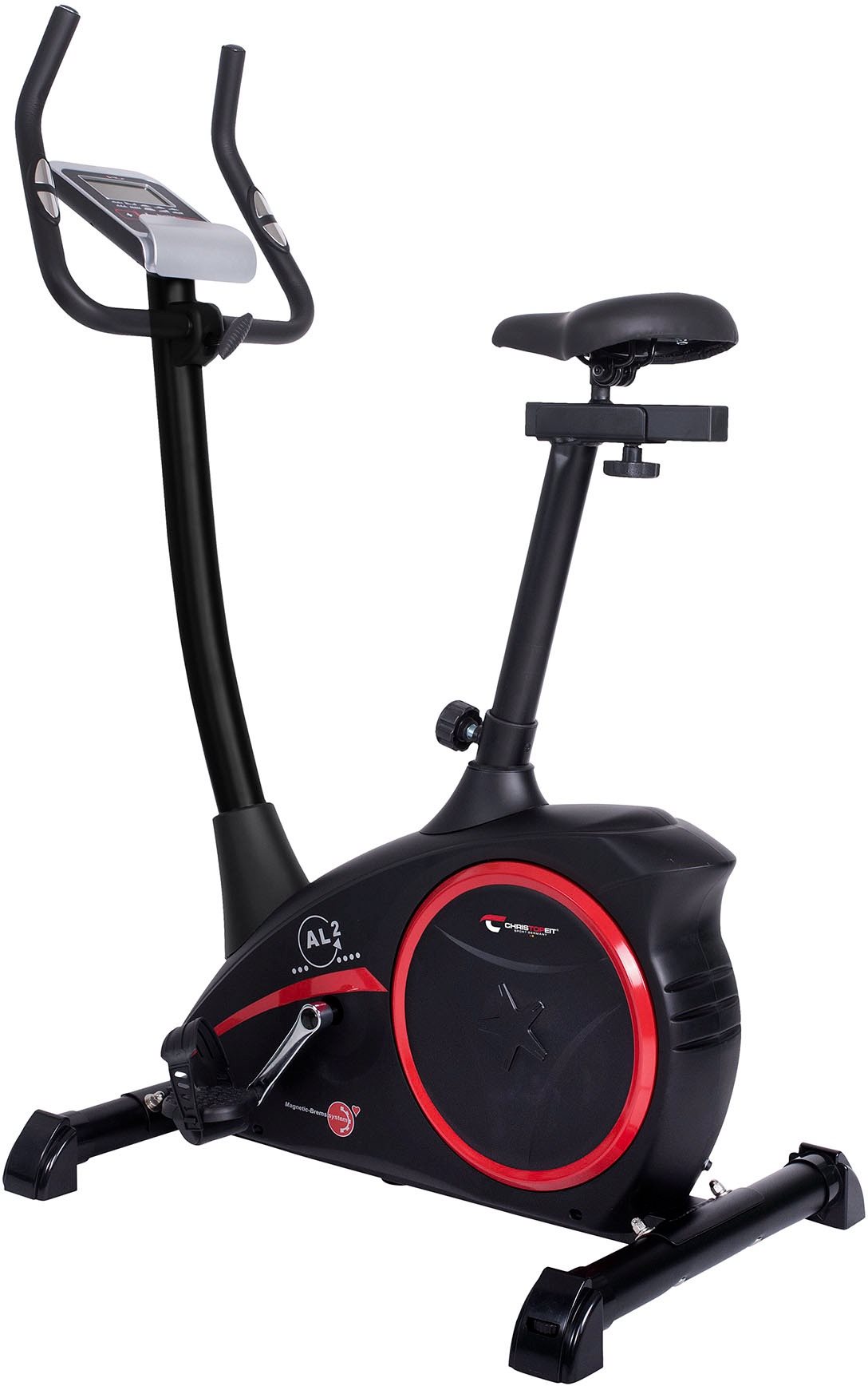 Christopeit Exercise bike Ergometer AL 2 Black Edition Rotopéd