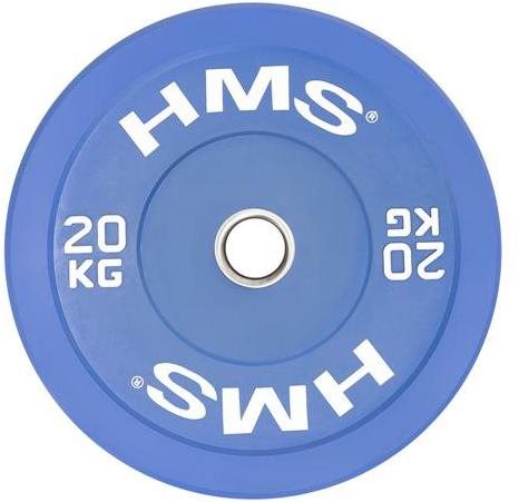 Barevný bumper kotouč HMS CBR 20 kg Závaží na činky