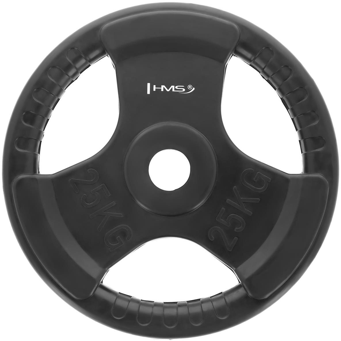 Olympijský kotouč HMS Tri-grip 25 kg Závaží na činky