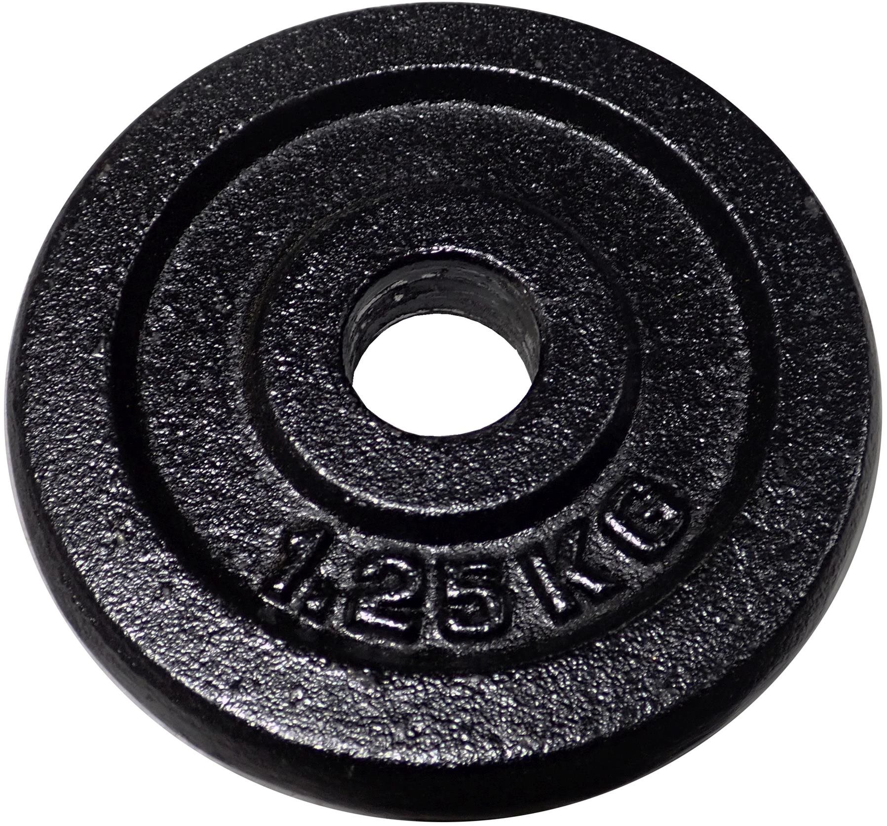 KUBIsport Kotouč litina 1,25 kg - 25 mm Závaží na činky