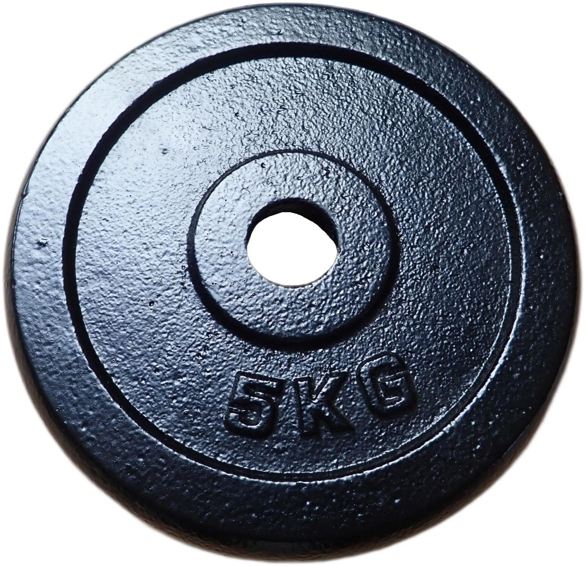 KUBIsport Kotouč litina 5 kg - 25 mm Závaží na činky