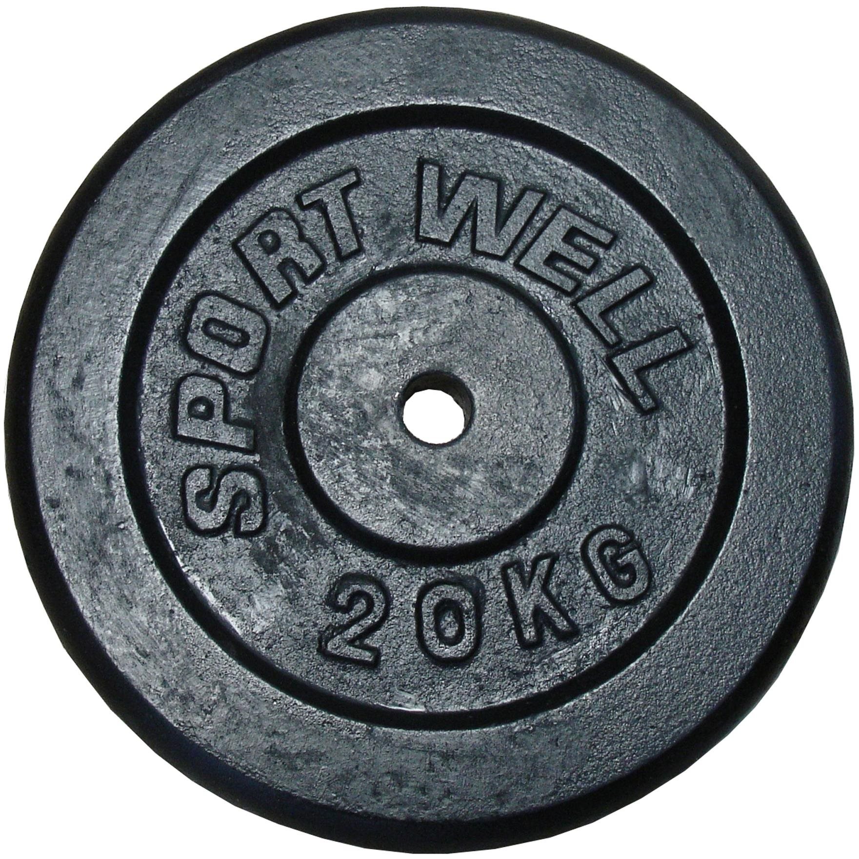 KUBIsport Kotouč litina 20 kg - 25 mm Závaží na činky