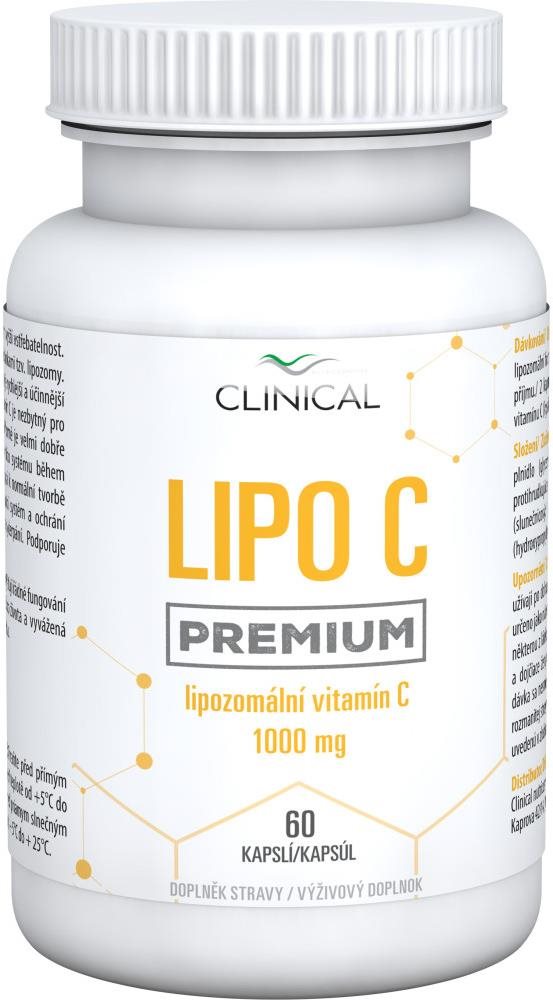 Clinical Lipo C premium 1000 mg, 60 kapslí Vitamín C