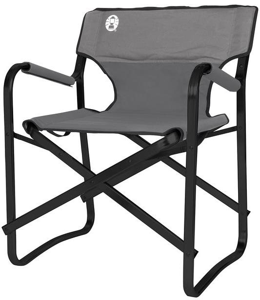 Coleman Deck Chair Steel (sivá) Kempingové kreslo