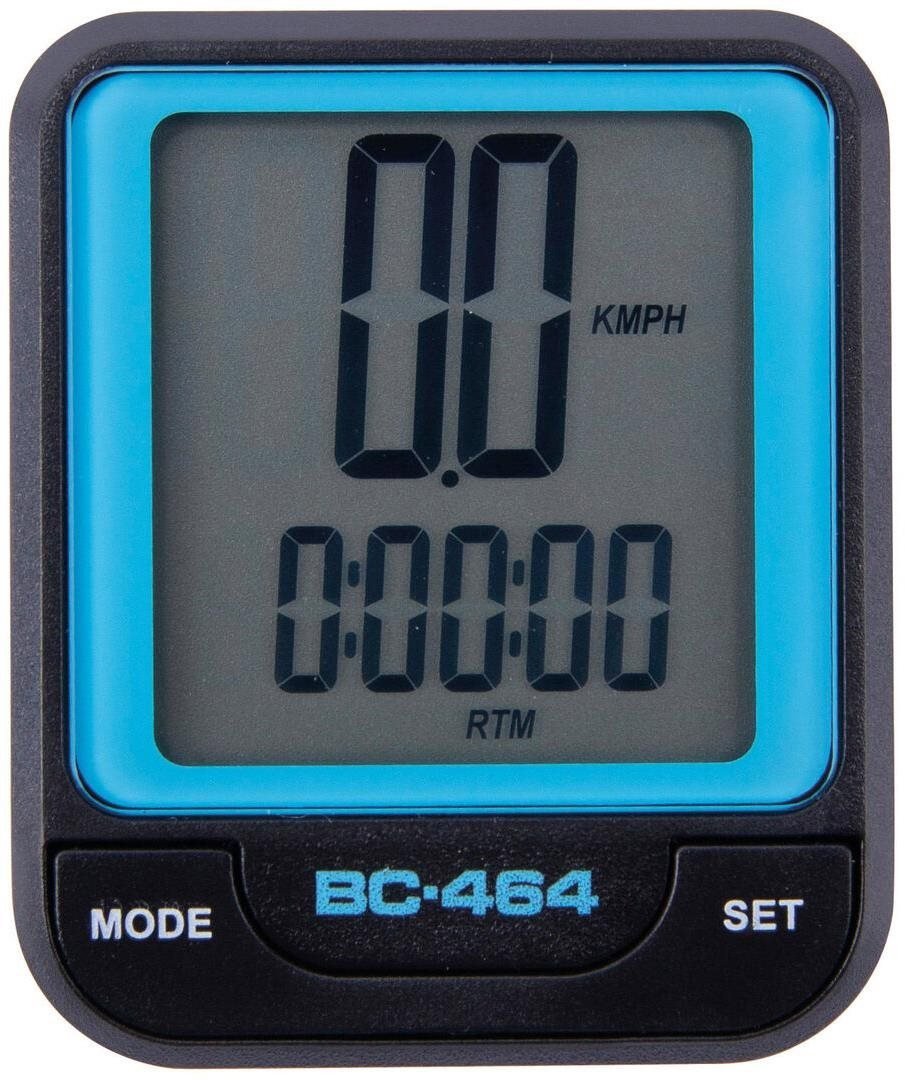 CT-Computer CBC-464 Wire black/neoblue Cyklocomputer