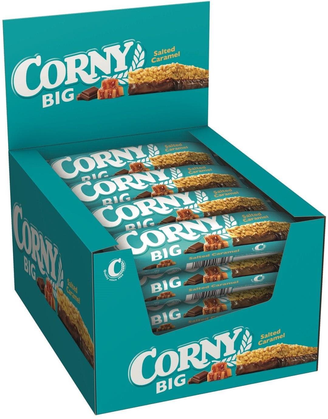 Corny Big slaný karamel 24× 40 g Energetická tyčinka