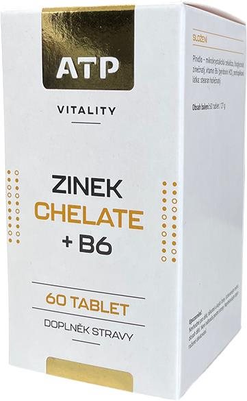 ATP Vitality Zinek Chelate + B6 60 tbl Zinek