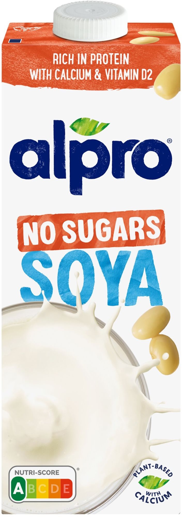 Alpro sójový nápoj nesladený 1 l Rastlinný nápoj