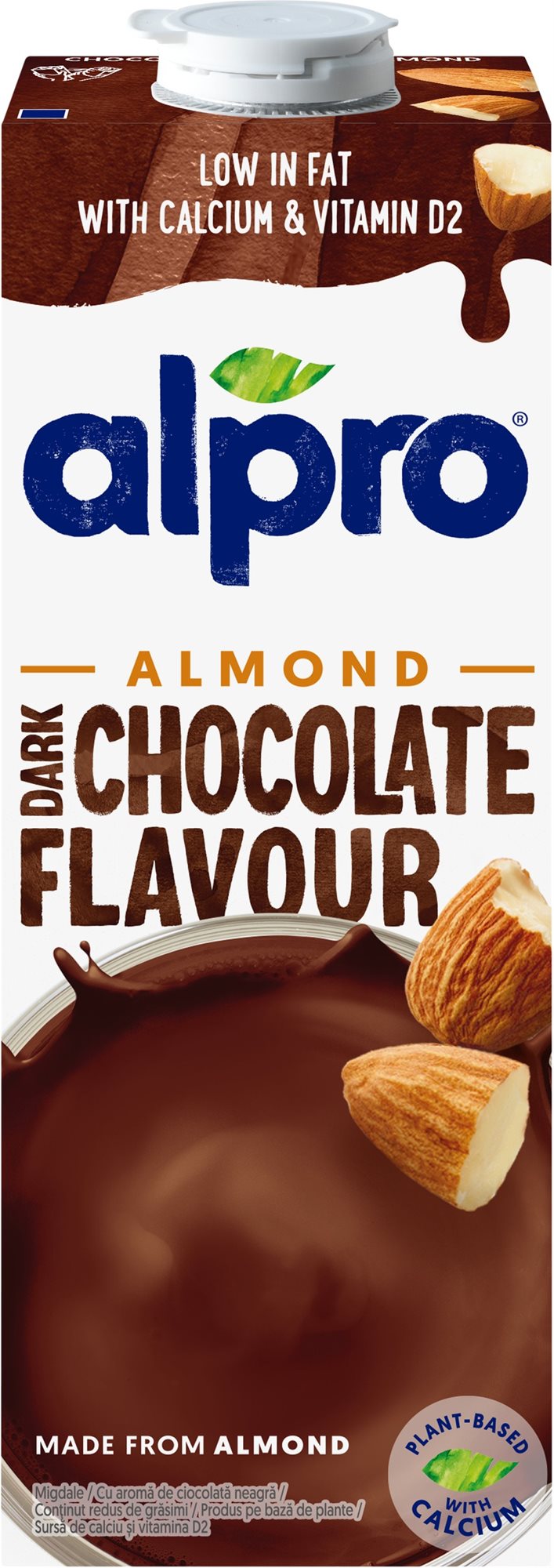 Alpro mandľový nápoj s príchuťou horkej čokolády 1 l Rastlinný nápoj
