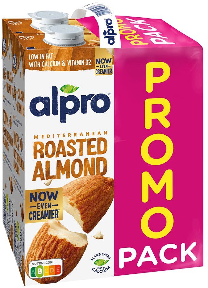 Alpro mandľový nápoj 4× 1 l Rastlinný nápoj