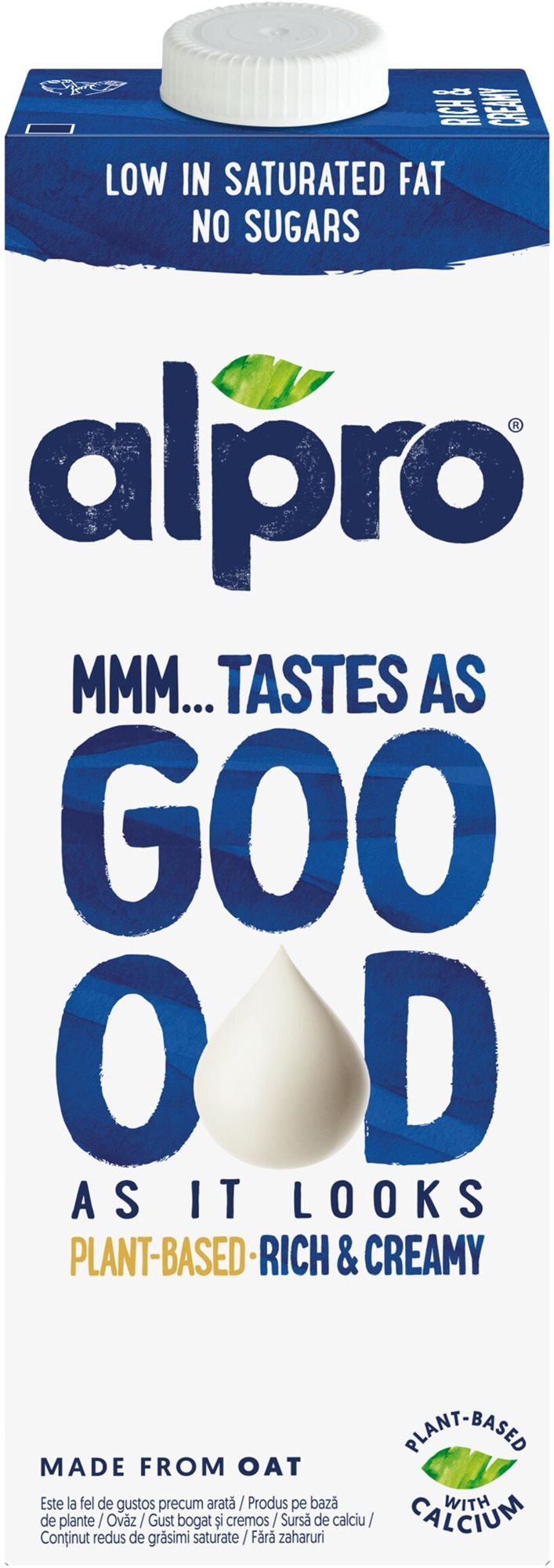 Alpro TASTES AS GOOD Zabital – Rich & Creamy 3,5% Növény-alapú ital