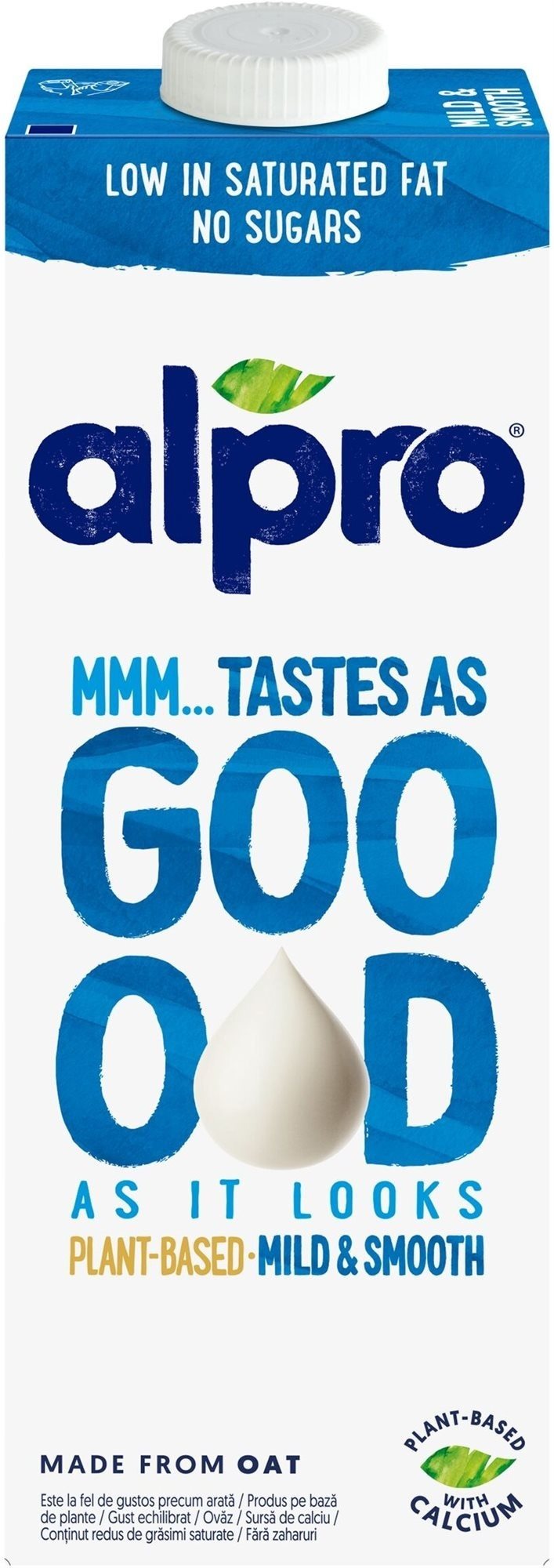 Alpro TASTES AS GOOD Zabital – Mild & Smooth 1,8% Növény-alapú ital
