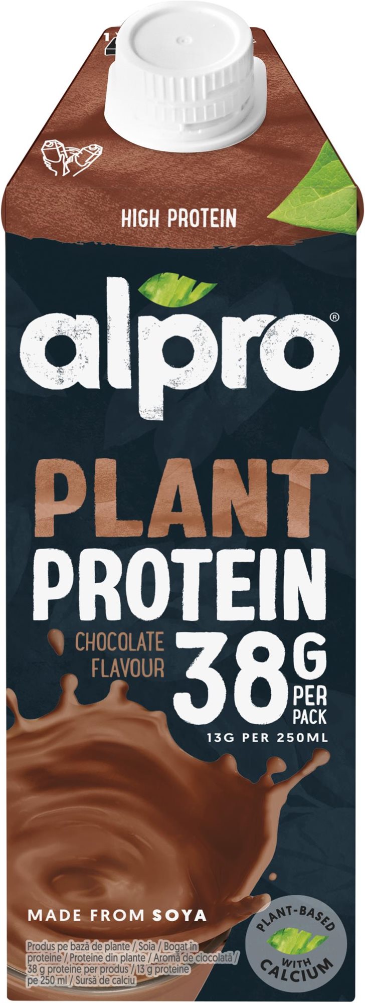 Alpro High Protein Csokoládés szójaital, 750 ml Növény-alapú ital