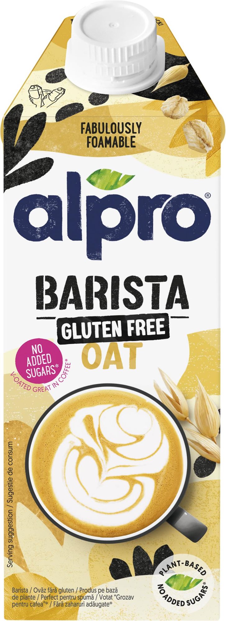 Alpro Barista Gluténmentes zabital 750 ml Növény-alapú ital