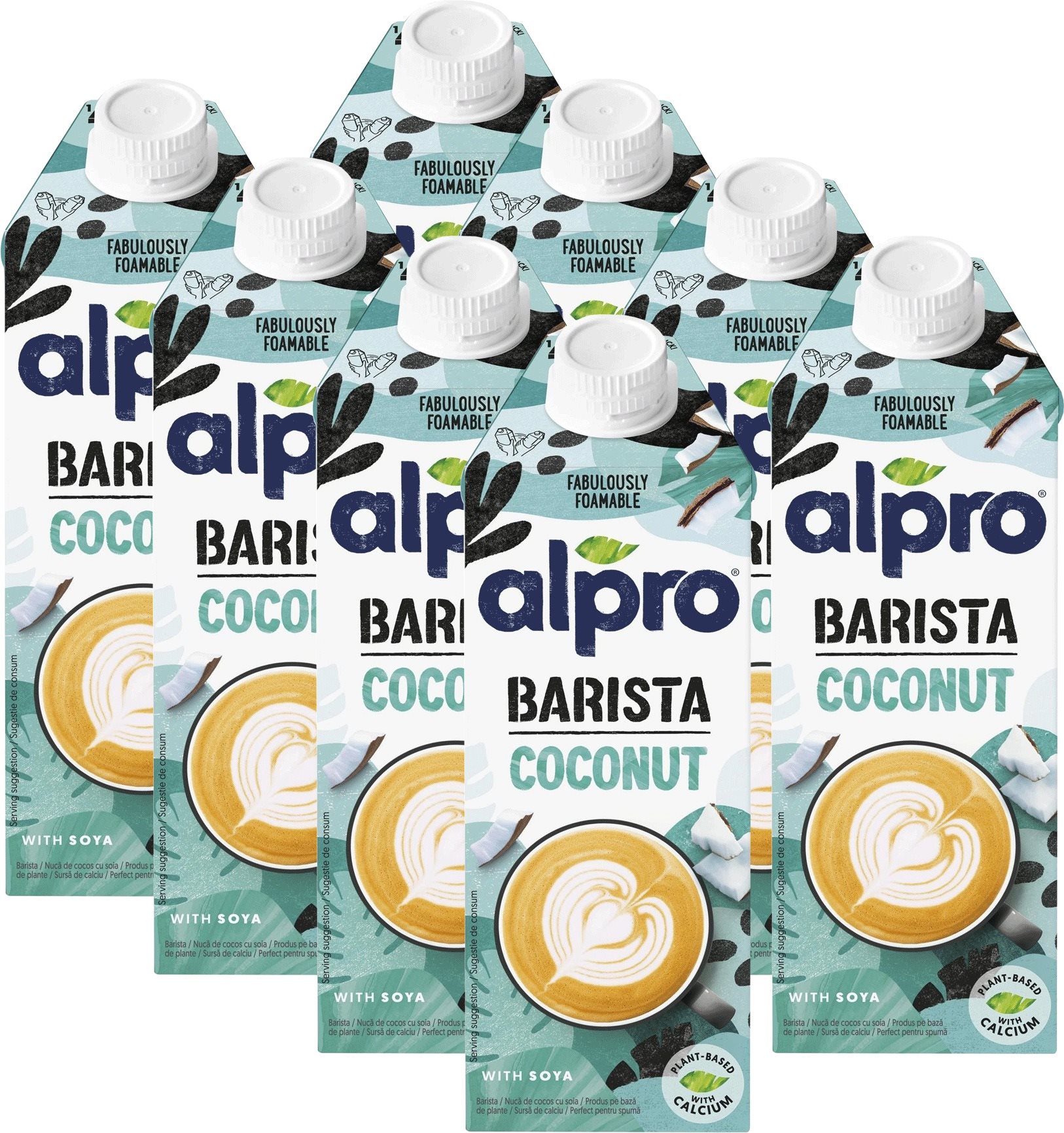 Alpro Barista szója-kókuszos ital 8 x 750 ml Növény-alapú ital