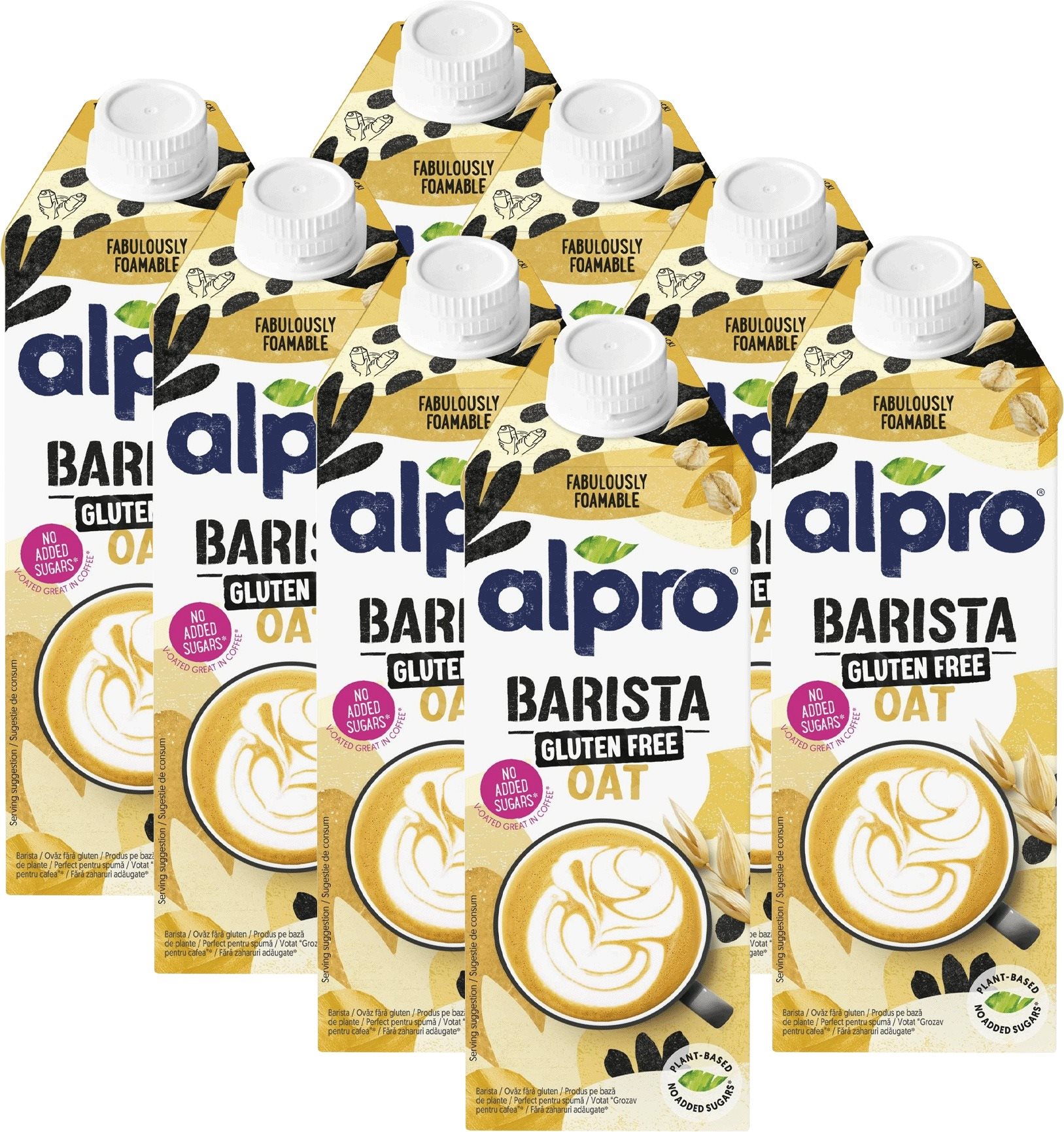 Alpro Barista ovsený nápoj (horeca – bez lepku) 8× 750 ml Rastlinný...